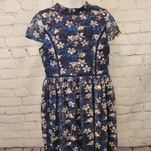 Us Angels Girls' Printed Lace Dress